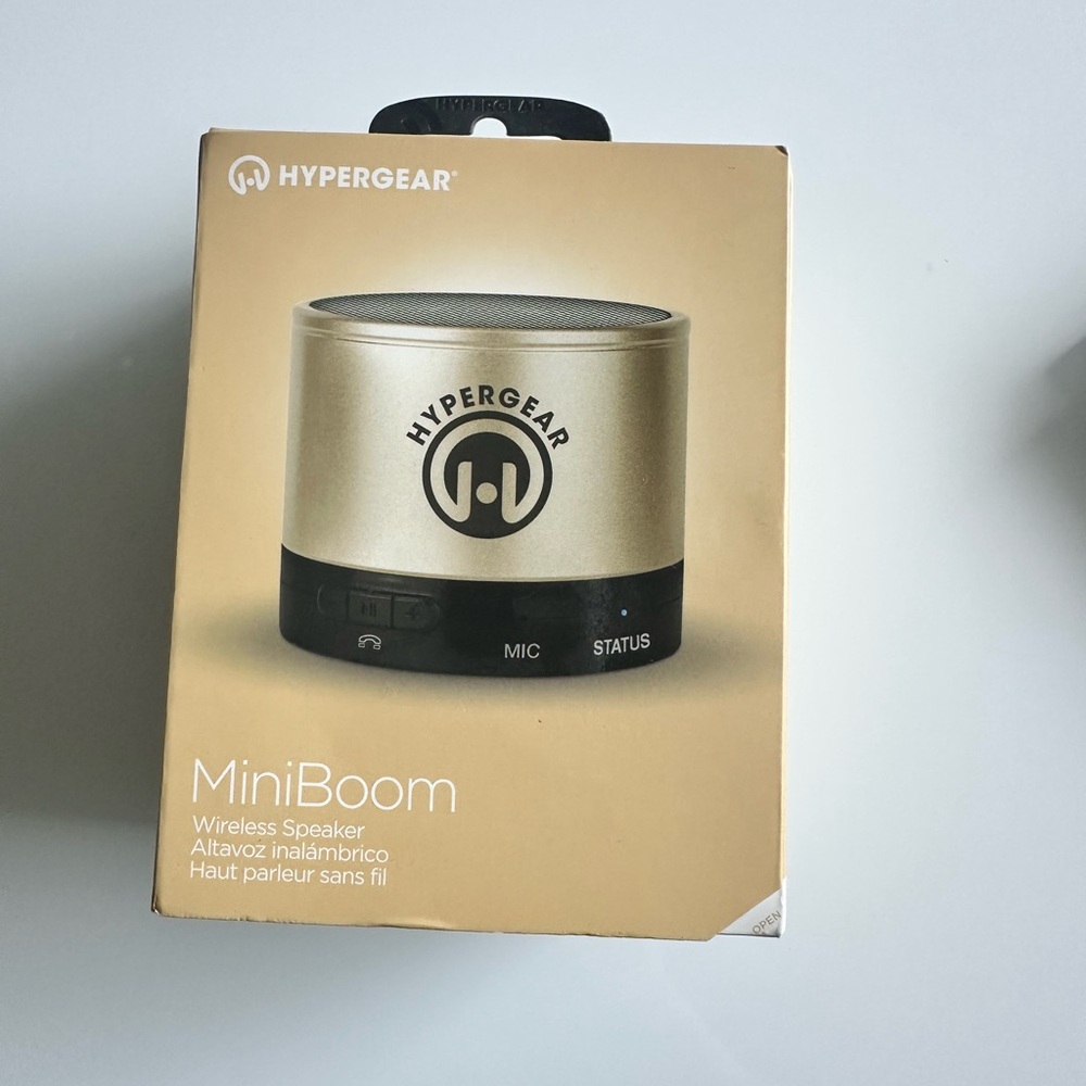 MiniBoom Gold Wireless Speaker